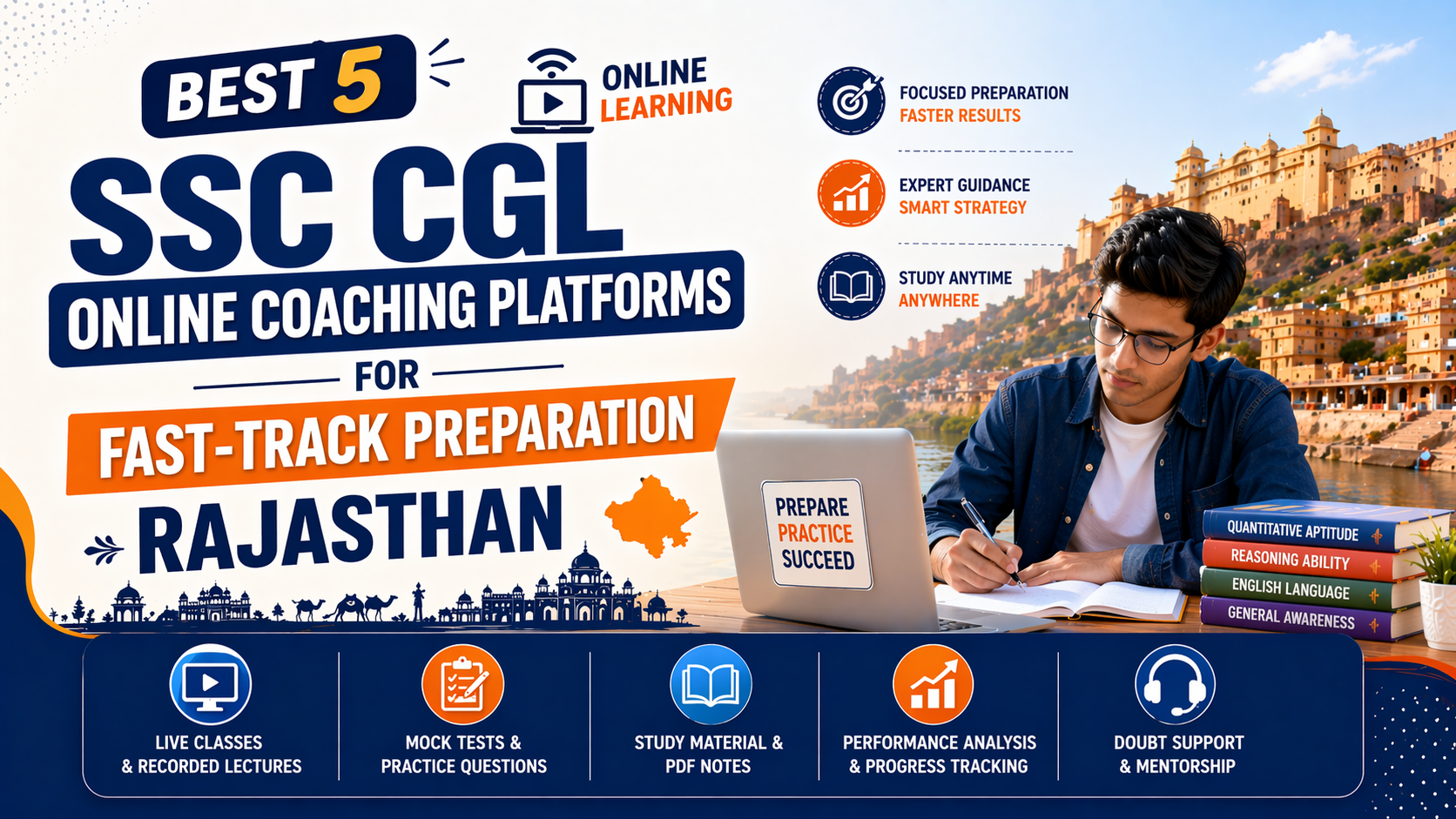 Best 5 SSC CGL Online Coaching Platforms for Fast-Track Preparation Rajasthan